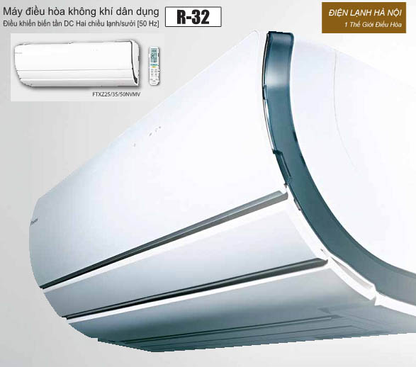 Điều hòa Daikin 9000 BTU 2 chiều inverter Ga R32,FTXZ25,Daikin